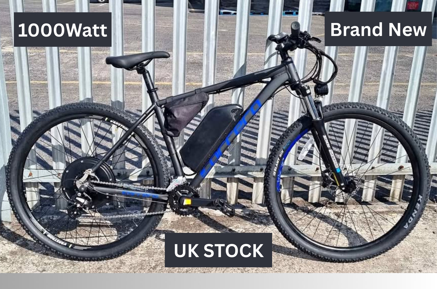 Carrera Hellcat Electric Mountain Bike☀️☀️Brand New 52v 1000watt Motor and 52v 20ah Battery☀️☀️