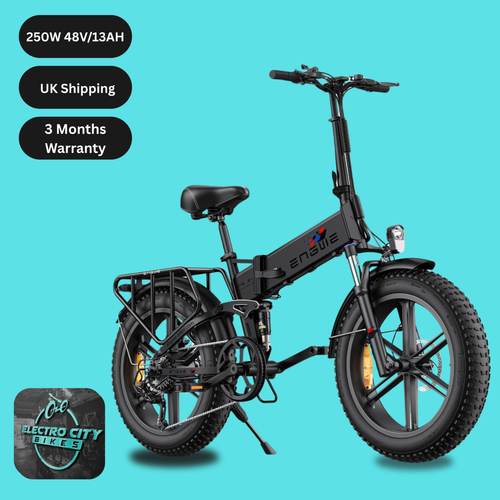 Engine X 250W Foldable E-Bike | 100 km Range, 25 km/h Max Speed, Full Suspension
