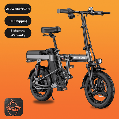 ENGWE T14 Folding E-Bike 250W, 55KM Range, 25KM/H, 10Ah Battery