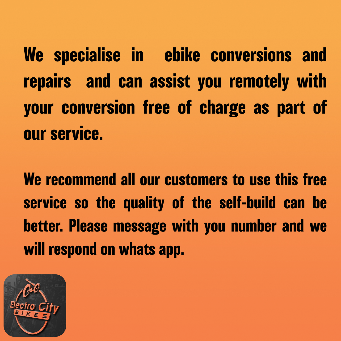 EBike Conversion Kit Amp W3000 60A 72V High Torque & Power Sine Wave MTX