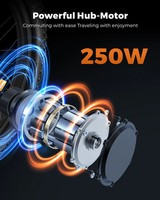 ENGWE T14 Folding E-Bike 250W, 55KM Range, 25KM/H, 10Ah Battery