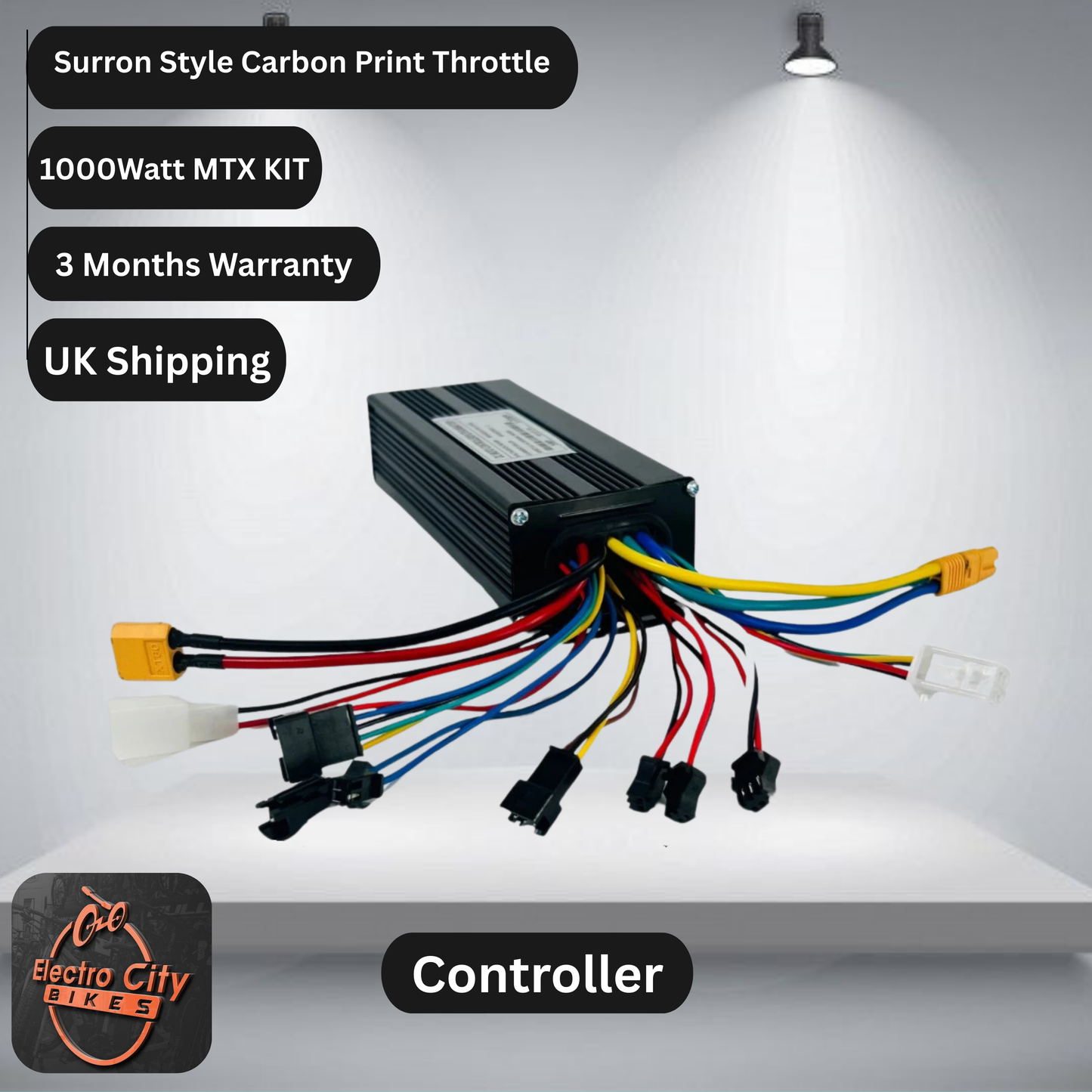 Conversion Kit + 48V Battery, Rear Cassette, MTX Rim, 250W/1000W, 27.5/29/700C UK