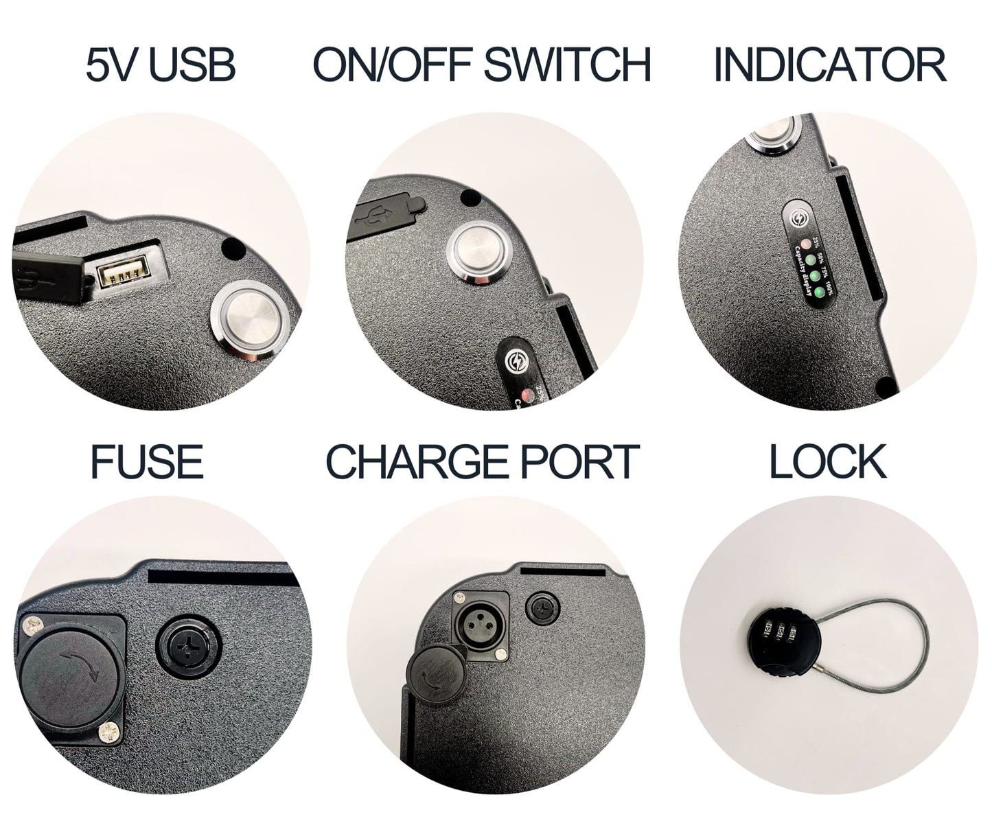 52V 28.8Ah Triangle e-Bike Battery with 50A BMS | High-Capacity Lithium E-Bike Battery for 2000W Motors & Off-Road Adventures | Long-Range e-Bike Kit Battery for Custom Builds