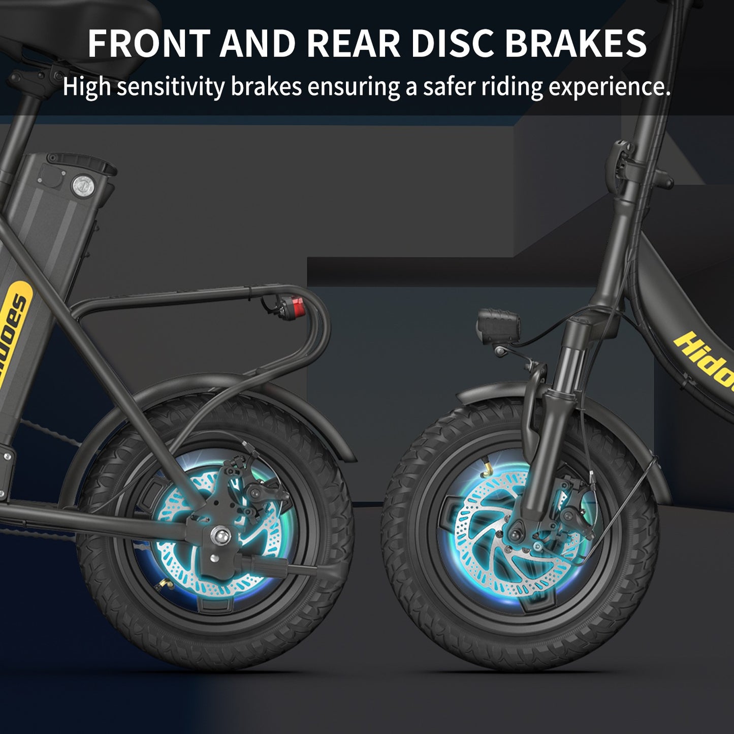 Hidoes C5 14" E-Bike 36V 10.4Ah 350W, 25KM/H, 28KM Range (NEW)