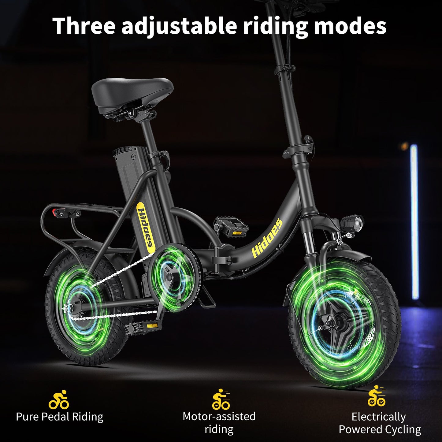 Hidoes C5 14" E-Bike 36V 10.4Ah 350W, 25KM/H, 28KM Range (NEW)