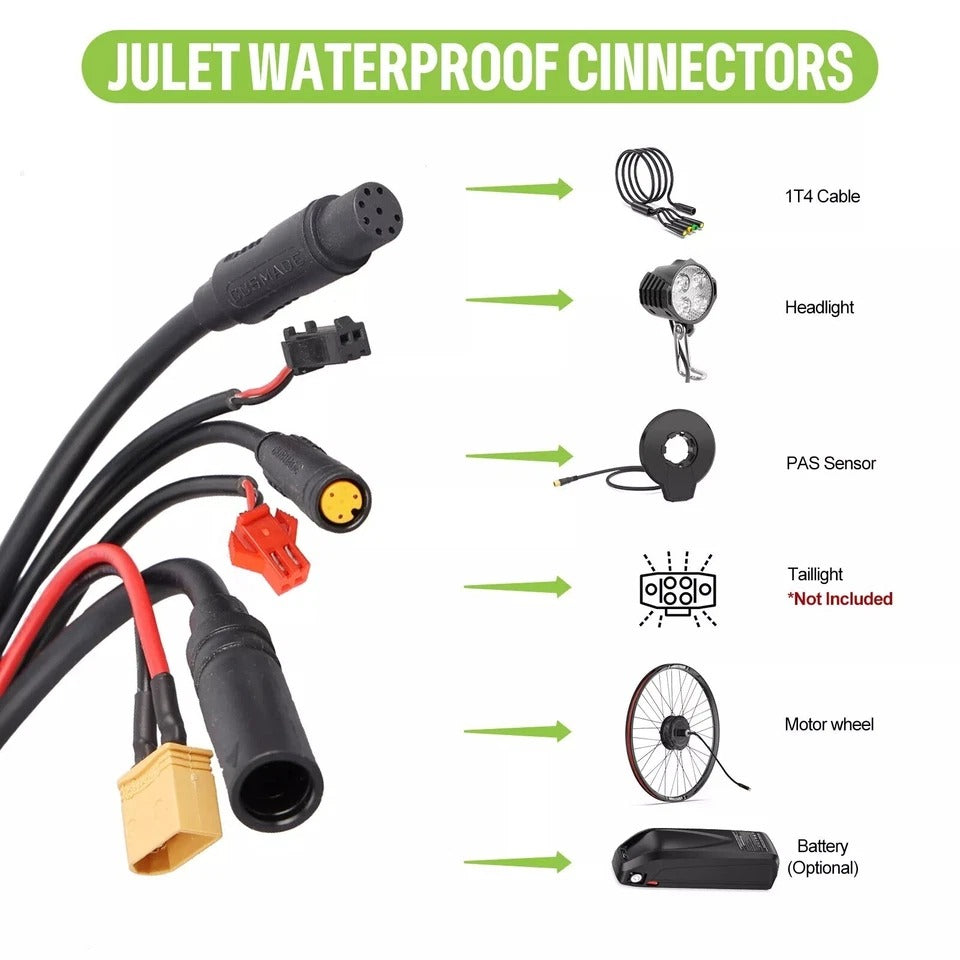 Bafang 48V500W Rear Wheel Hub Motor Disc Brake Electric Bike for Cassette DC Kit