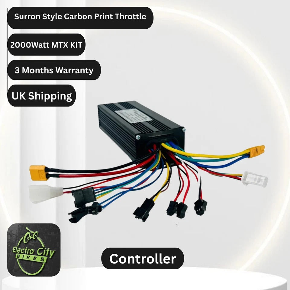 E-Bike Conversion Kit, 45A CONTROLLER ,MTX Rim, 2000W, 27.5/29/700C