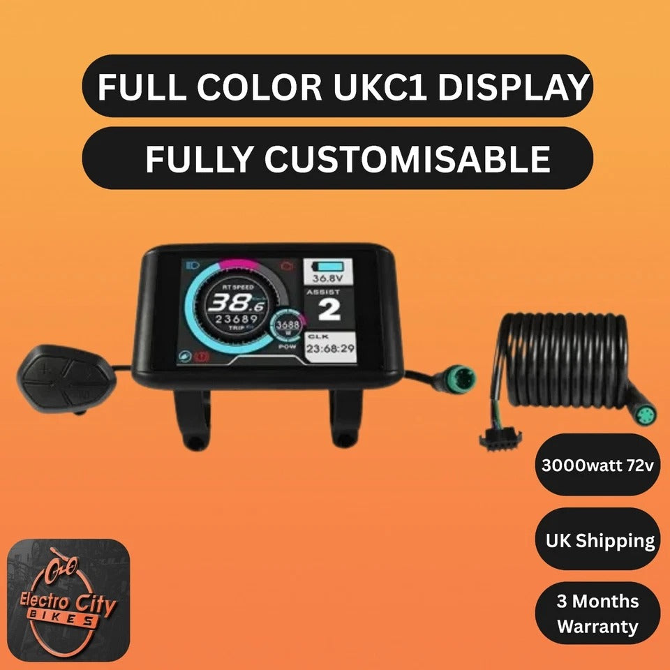 EBike Conversion Kit Amp 60A 72V High Torque & Power Kit Sine Wave MTX UK