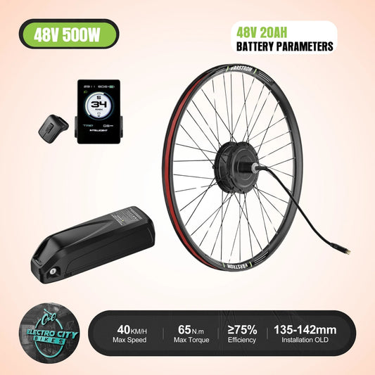 Bafang 48V500W Rear Wheel Hub Motor Disc Brake Electric Bike for Cassette DC Kit