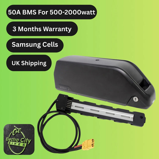 Samsung 52V Ebike Battery Poly4 Slot Base 50A BMS 20AH Electric Bicycle 2000W UK