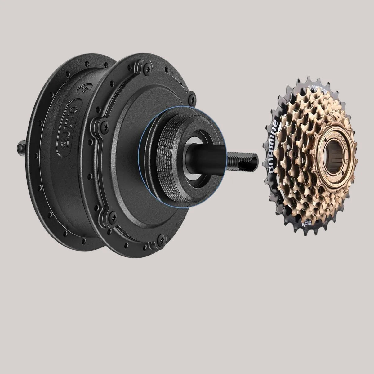 SUTTO 250W 36V Rear Hub Freewheel Electric Bike Hub Kits