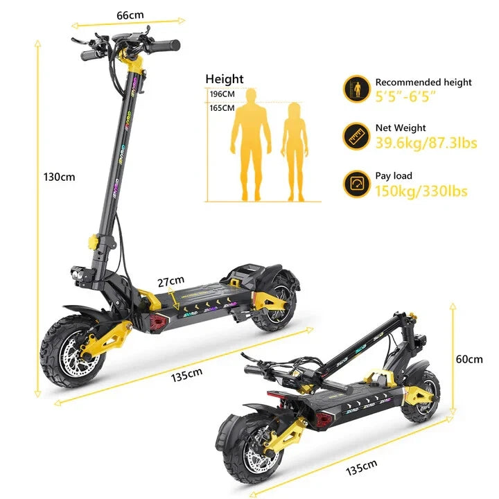 iENYRID ES60 48V/23Ah 2400W Electric Scooter