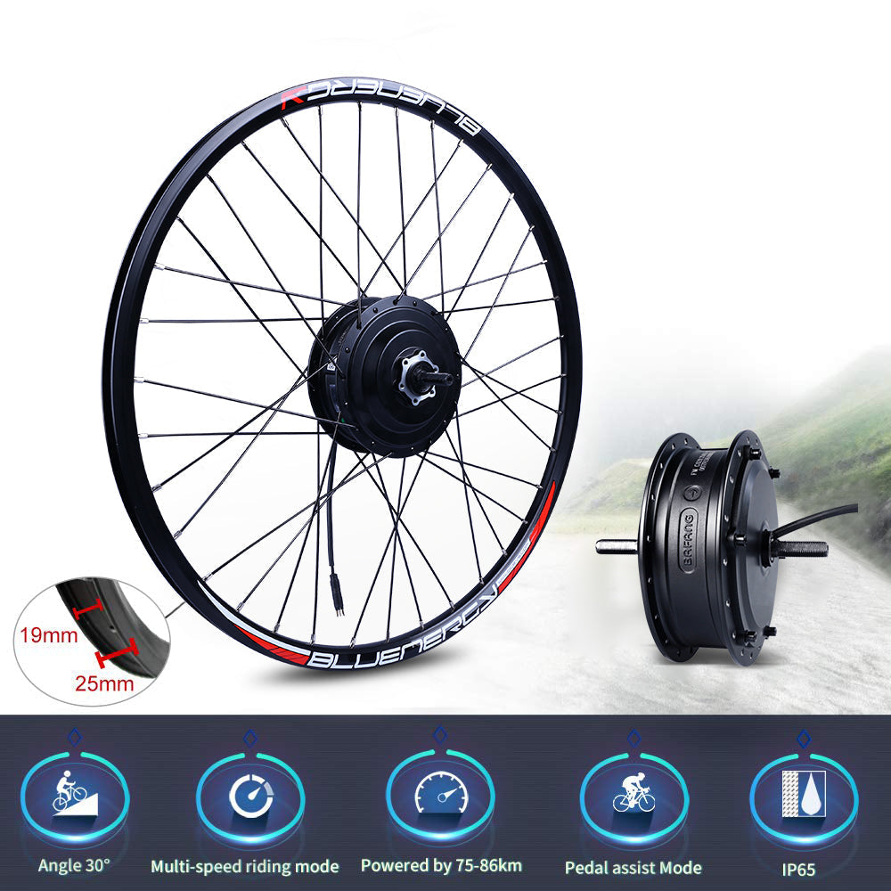 Bafang 500W 48V Front Hub Motor Kit with Battery for eCITY eROAD eTOUR