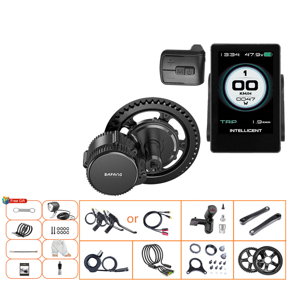 Bafang 350W 36V UART Protocol BBS01 Mid Drive Electric Bike Conversion Kit