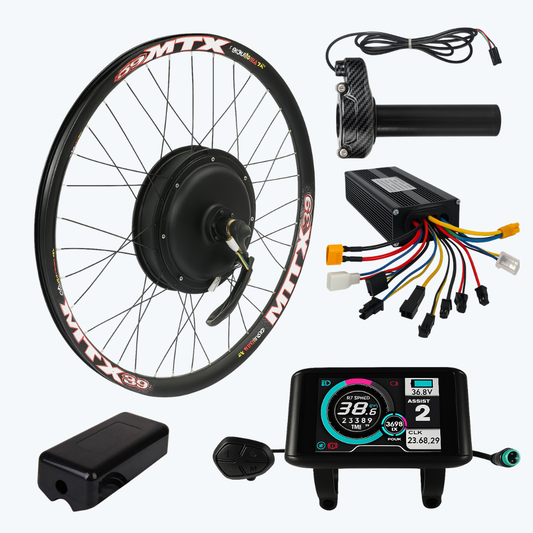 E-Bike Conversion Kit, Freewheel, MTX Rim 1500W, 27.5/29/700C