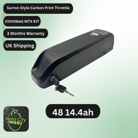 EBike Conversion Kit with all Batteries 2000W Sine Wave MTX UK 27.5