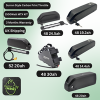 EBike Conversion Kit with All Batteries 1000W Sine Wave MTX UK 27.5