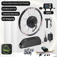 EBike Conversion Kit with Battery 1500W Sine Wave MTX UK