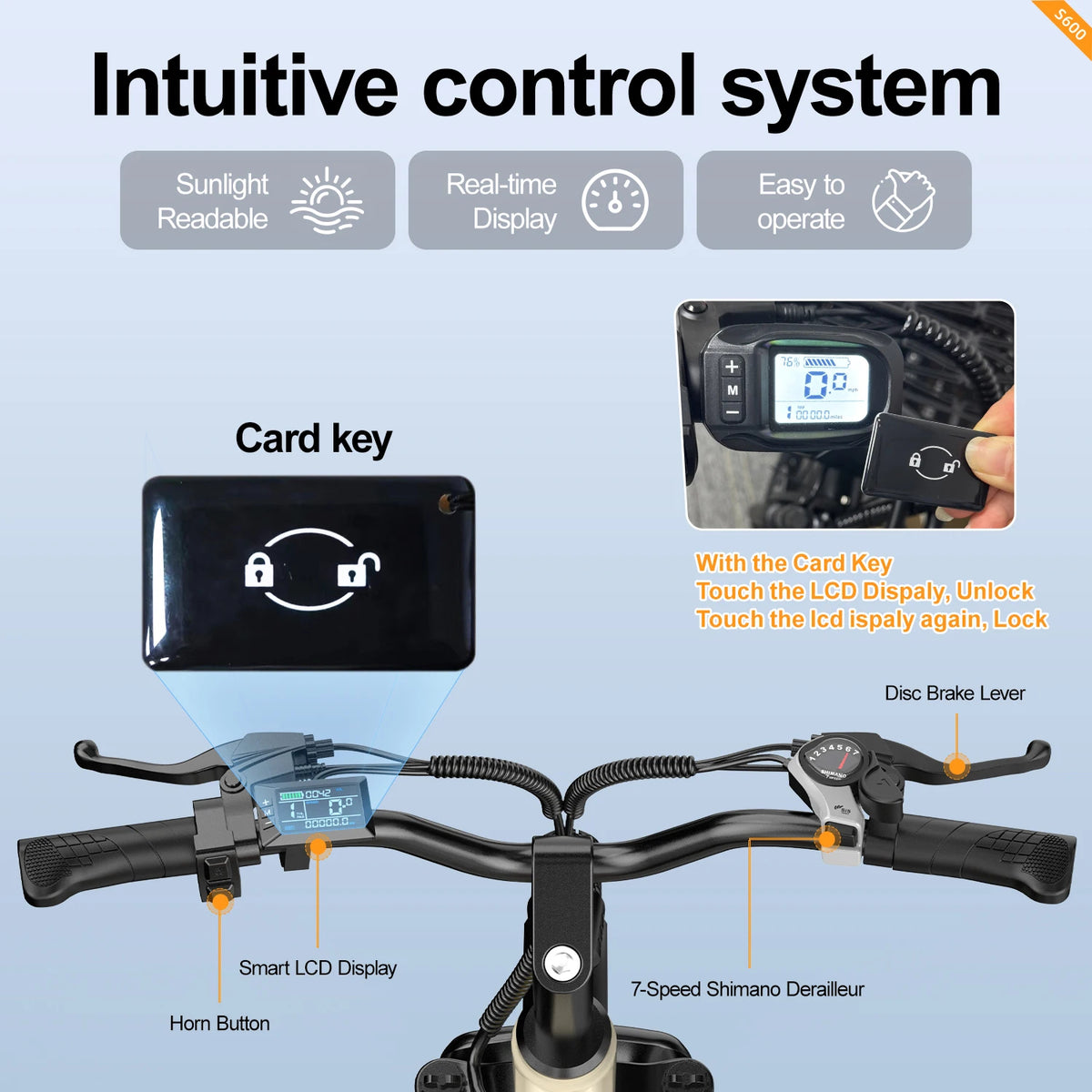 Aairsk S600 26" Electric Bike for Adults – 250W 36V 13Ah Battery, City & Commuter E-Bike