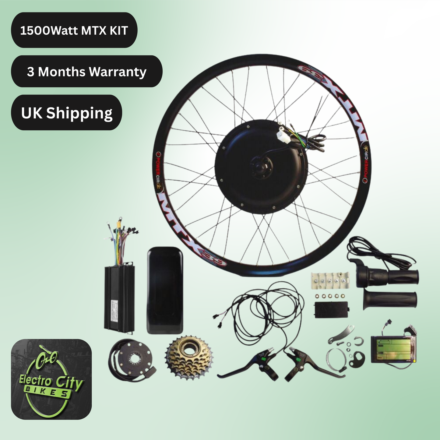 Conversion Kit +With all Batteries, Rear Cassette, MTX Rim 27.5, 250V, 1500W