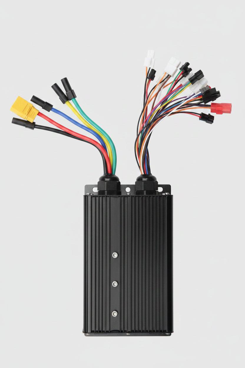 3000W 60A Programmable Sine Wave E-Bike Controller 72V with XT90 & XT150 Connectors