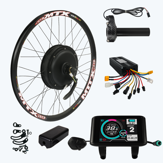 E-Bike Conversion Kit with Battery 1500W Sine Wave MTX