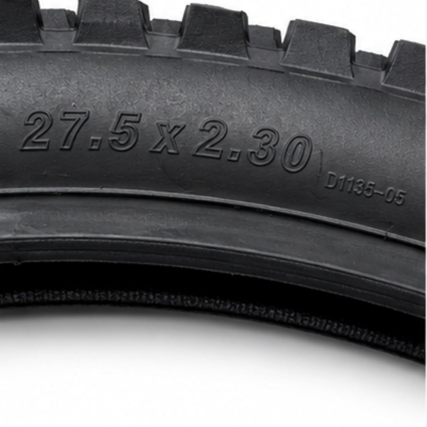 27.5 x 2.30 MTB Mountain Bike Tyre 57-584 ETRTO – Reinforced Anti-Puncture Knobbly Tread, Front or Rear, Black