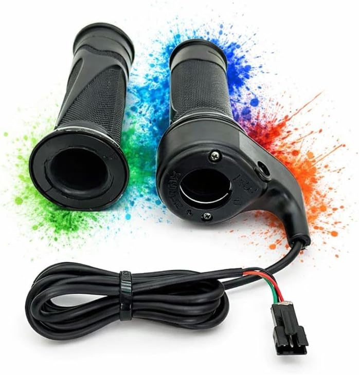 Full Twist Metal Ebike Throttle 36V-72V Universal SM Plug | Electric Bike Motor Conversion Kit Replacement