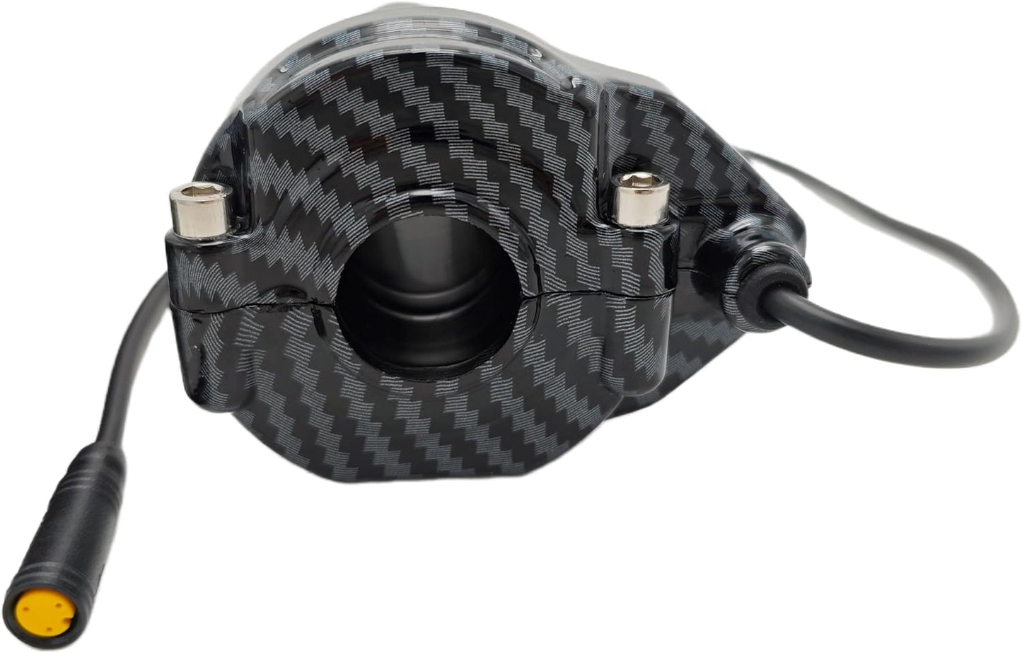 Surron Style Universal Ebike Full Twist Throttle Hand Grips 12V-90V | 3-Pin Waterproof Connector | Compatible with Bafang BBS01B BBS02B BBSHD
