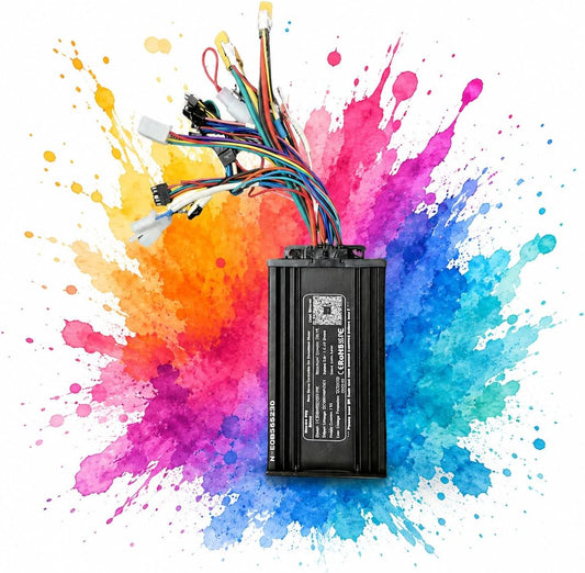30A 1000W Programmable Sine Wave E-Bike Controller 48V–52V | XT90 Battery Connector & MT60 Phase Connectors