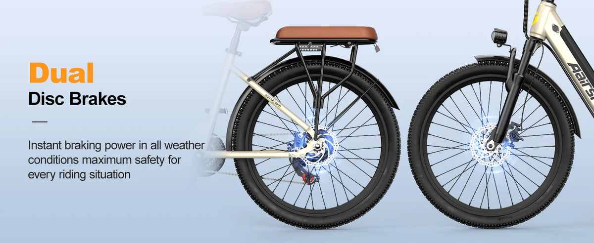Aairsk S600 26" Electric Bike for Adults – 250W 36V 13Ah Battery, City & Commuter E-Bike