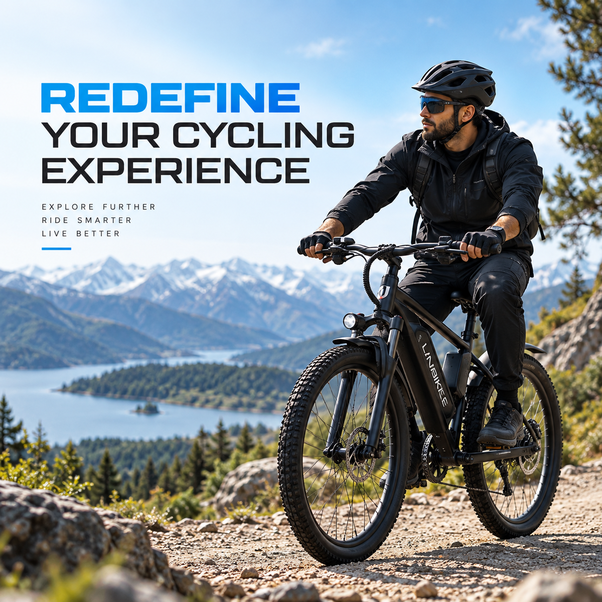 Aairsk Q7 26-Inch Electric Mountain Bike 250W 36V 10Ah Removable Battery 7-Speed E-Bike