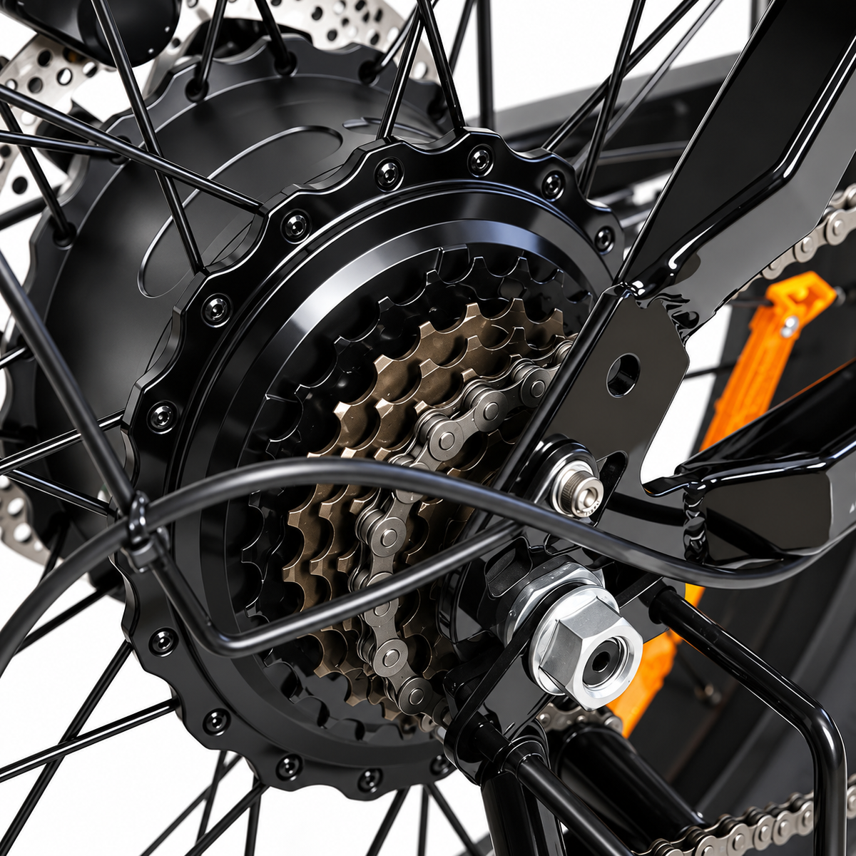 FXH-009 20 Inch Fat Tyre Electric Bike, 48V 13Ah 624Wh Battery, 500W Motor, 7-Speed Gears, Full Suspension