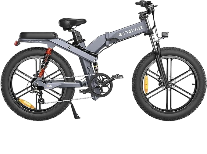 ENGWE X24 Foldable Electric Bike – 25 km/h Max Speed, Triple Suspension
