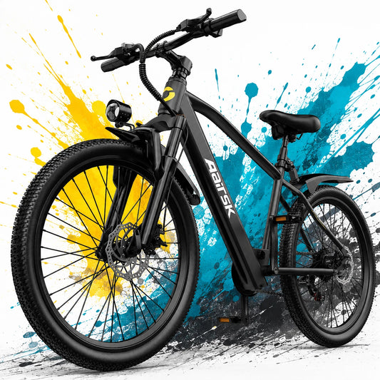 Aairsk GT300 Adult E-Bike – 250W Motor, 36V 10Ah Battery, 26" Fat Tire Electric Mountain Bike