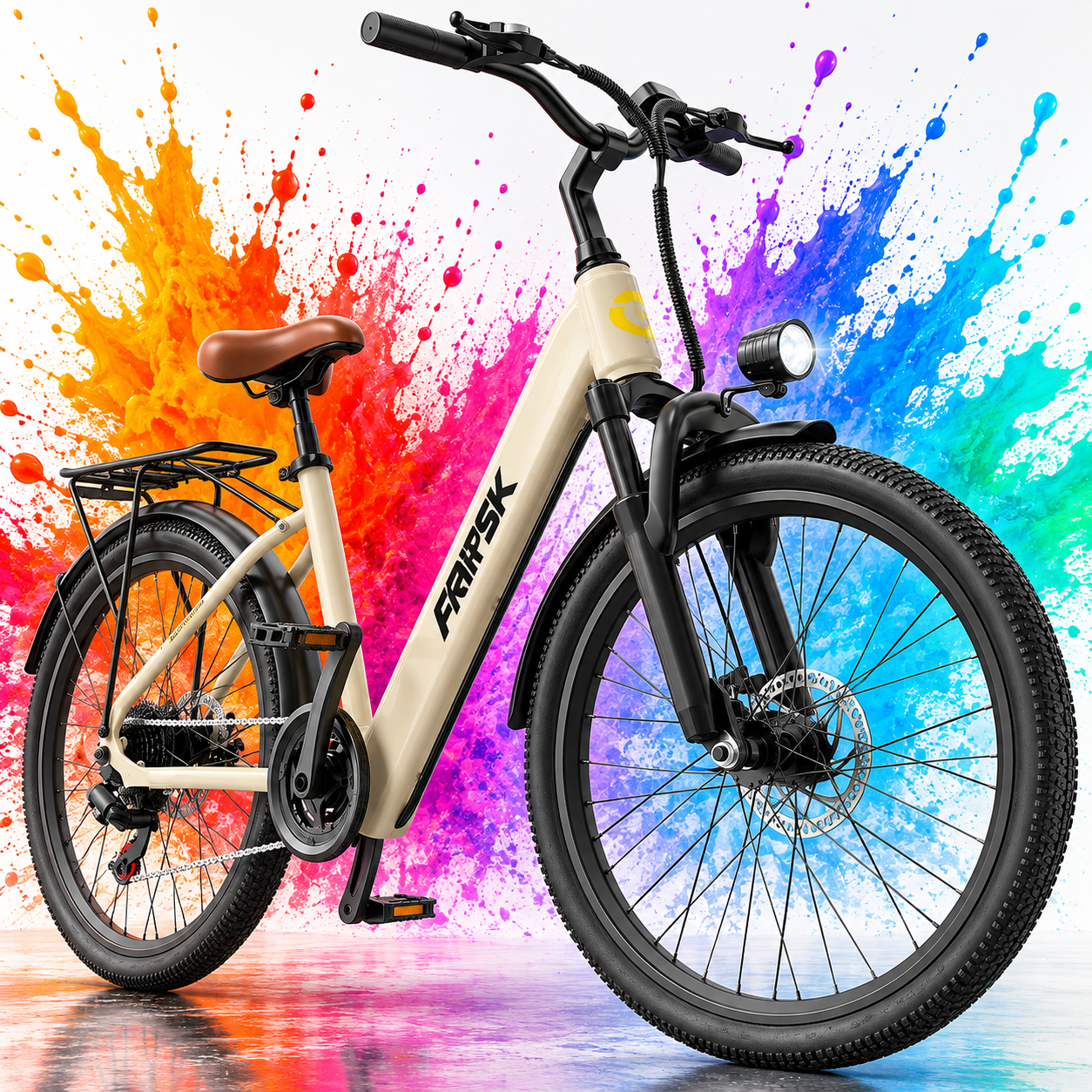 Aairsk SU7 Adult Electric Bicycle – 250W Motor, 36V 13Ah Battery, 24" Tire NFC City E-Bike