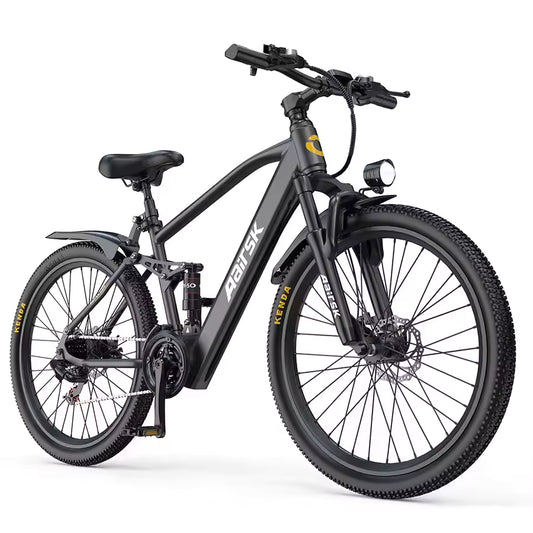 Aairsk GT900 Adult Electric Bike – Peak 540W, 36V 13Ah Battery, 26" Tire, Dual Suspension Commuter & Mountain E-Bike