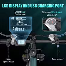Aairsk GT900 Adult Electric Bike – Peak 540W, 36V 13Ah Battery, 26" Tire, Dual Suspension Commuter & Mountain E-Bike