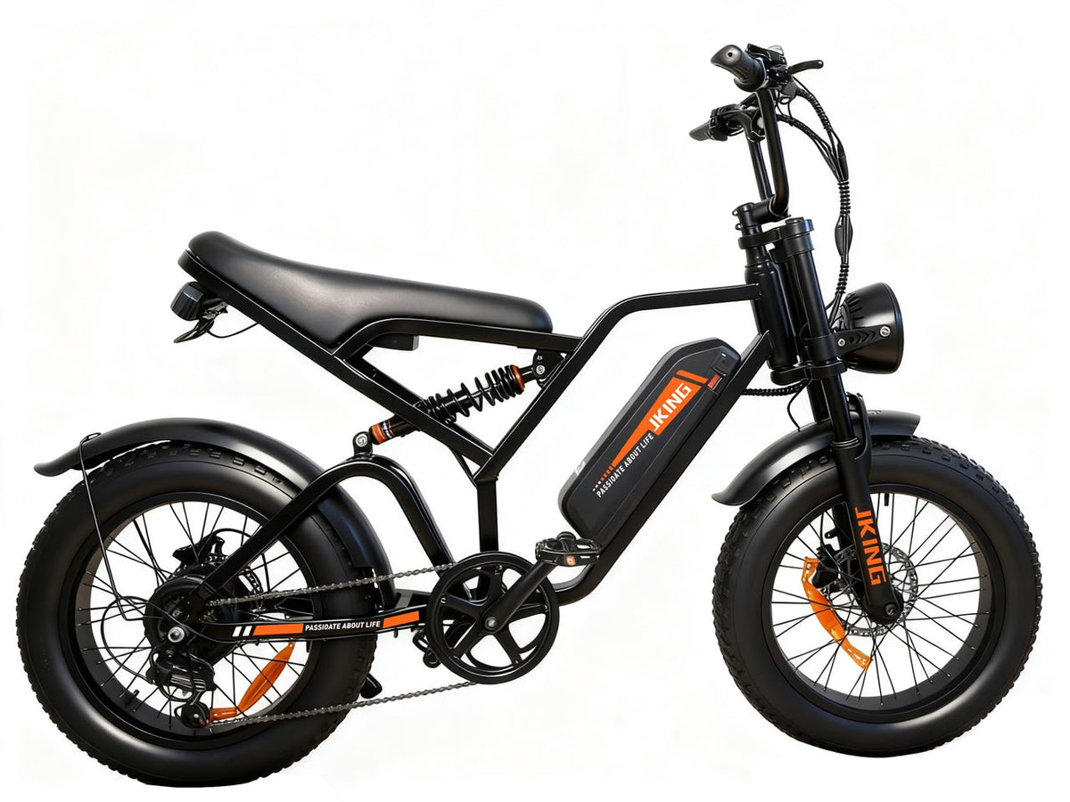 FXH-009 20 Inch Fat Tyre Electric Bike, 48V 13Ah 624Wh Battery, 500W Motor, 7-Speed Gears, Full Suspension