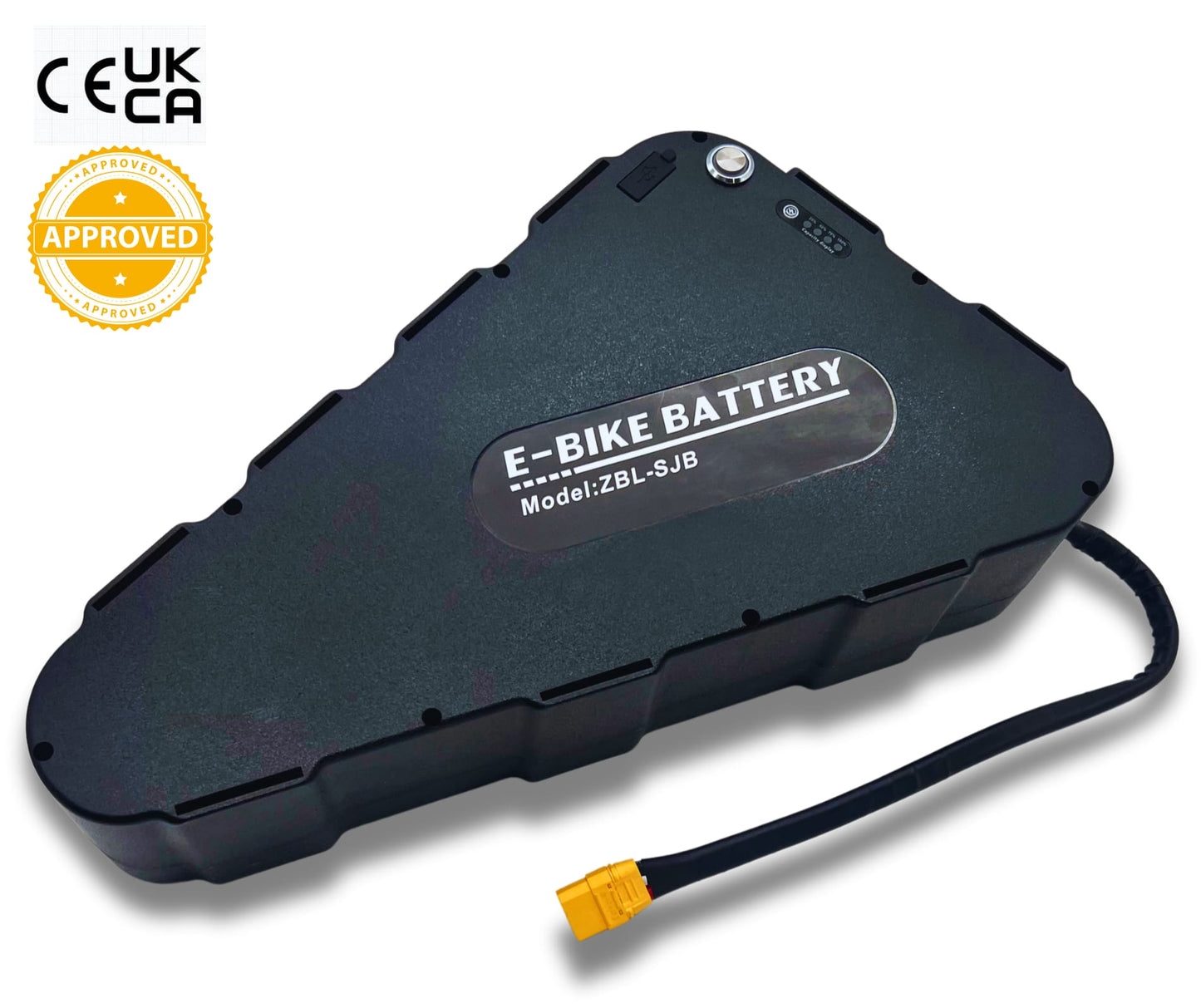 52V 28.8Ah Triangle e-Bike Battery with 50A BMS | High-Capacity Lithium E-Bike Battery for 2000W Motors & Off-Road Adventures | Long-Range e-Bike Kit Battery for Custom Builds