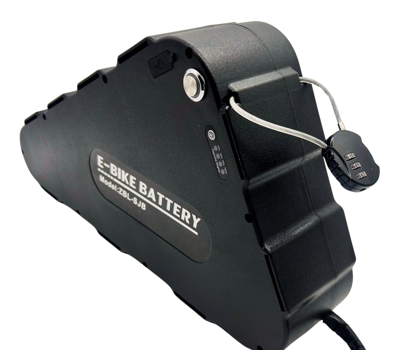 52V 28.8Ah Triangle e-Bike Battery with 50A BMS | High-Capacity Lithium E-Bike Battery for 2000W Motors & Off-Road Adventures | Long-Range e-Bike Kit Battery for Custom Builds