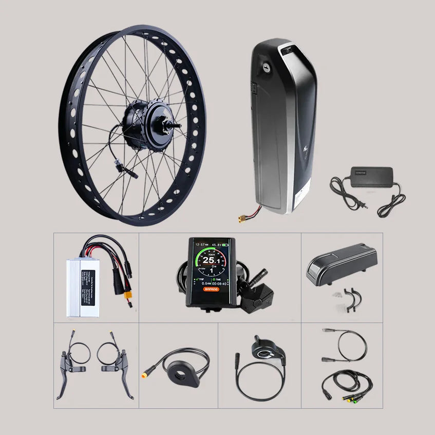 Bafang 20/26 (inch) 750W 48V Fat Bike Electric Cassette Rear Hub - Grey BG
