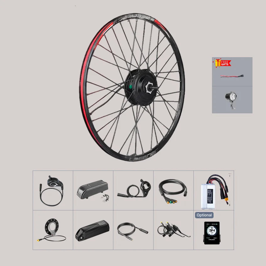 Rear Hub Cassette Electric Bike Hub Kits - Grey BG