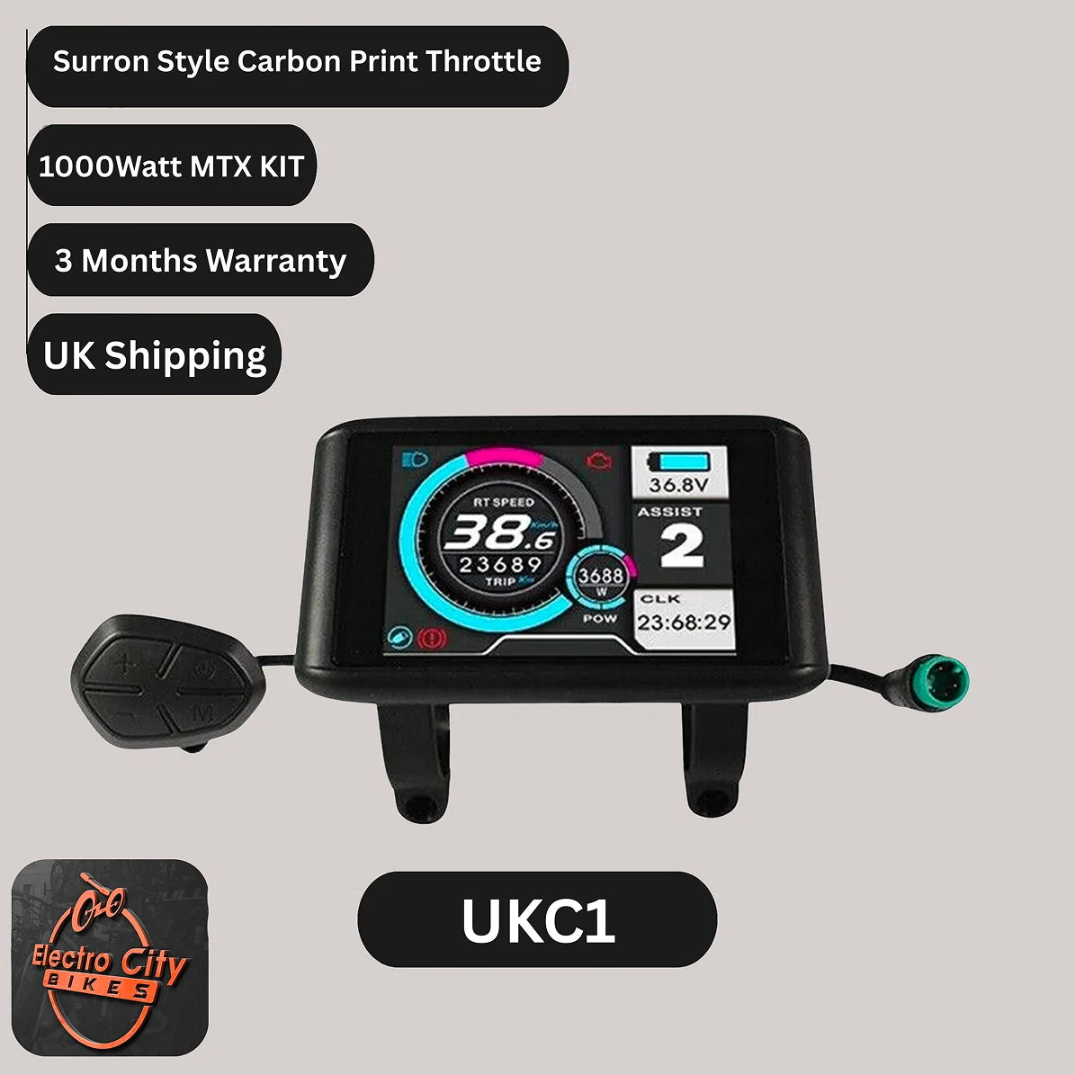 Conversion Kit + 48V Battery, Rear Cassette, MTX Rim, 250V, 1000W, 27.5/29/700C