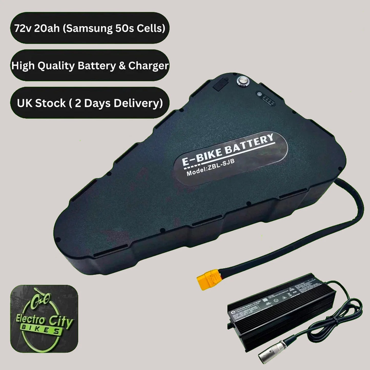 EBike Conversion Kit Amp 60A 72V 20ah with Battery 3000W Sine Wave MTX UK