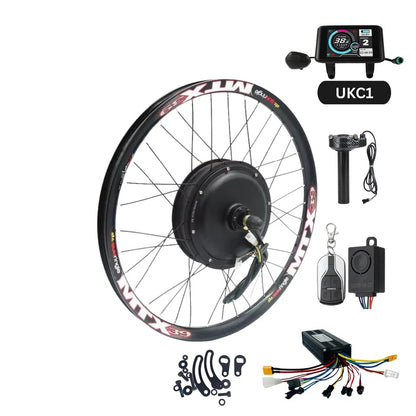 E-Bike Conversion Kit, 45A CONTROLLER ,MTX Rim, 2000W, 27.5/29/700C