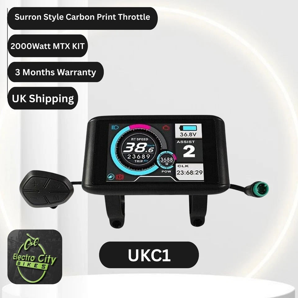 E-Bike Conversion Kit, 45A CONTROLLER ,MTX Rim, 2000W, 27.5/29/700C