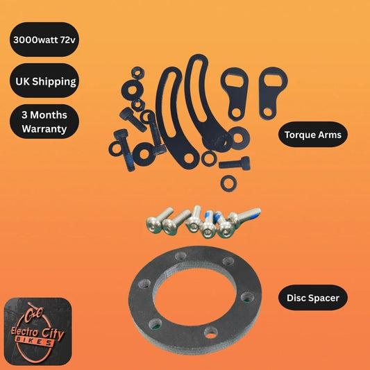 EBike Conversion Kit Amp 60A 72V High Torque & Power Kit Sine Wave MTX UK