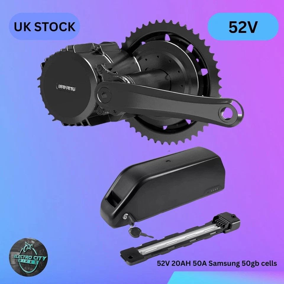 52V100OW Bafang Mid Drive Motor Kit BBS03 BBSHD Electric Bicycle Conversion Kits