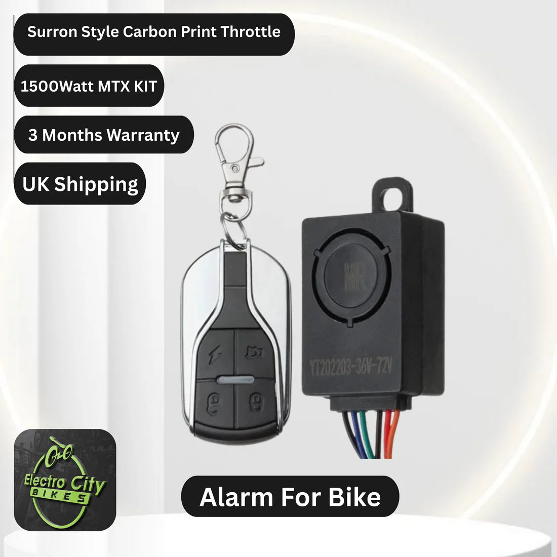 E-BikConversion Kit, Freewheel, MTX Rim, 250W/1500W, 27.5/29/700C - ElectroCity Bikes
